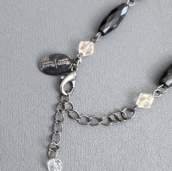 White House Black Market Acrylic and Glass Pendant Necklace - Picture 3 of 8